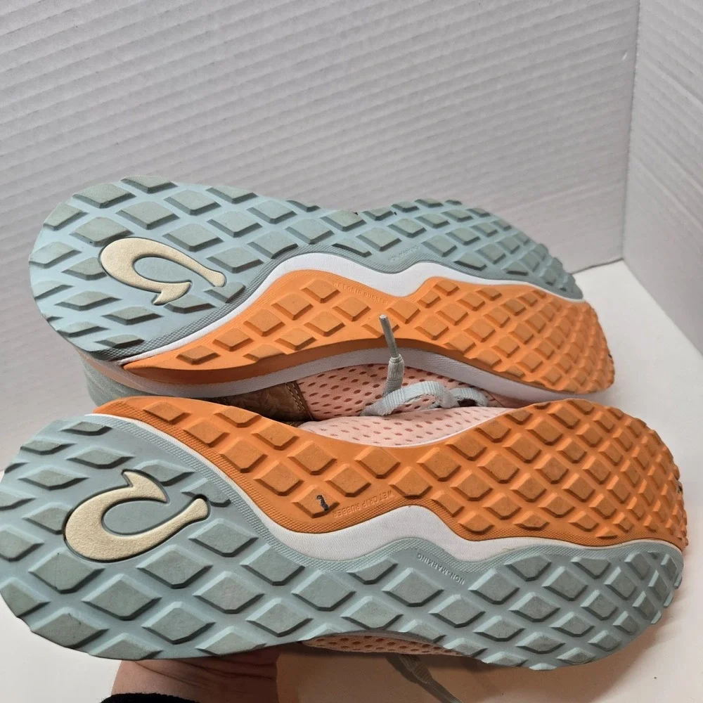 Olukai Wailuku Womens 9.5 Peach Swell Sneaker Shoes 20478-PCAA Excellent HTF - Picture 3 of 10